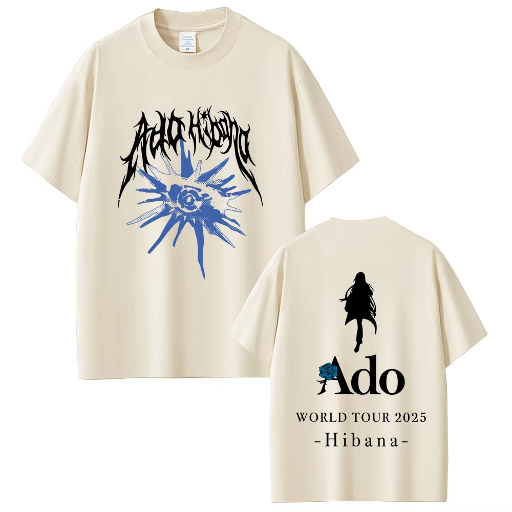 Ado World Tour 2025 Hibana T-s - Vintage Fashion World ulasan dan harga