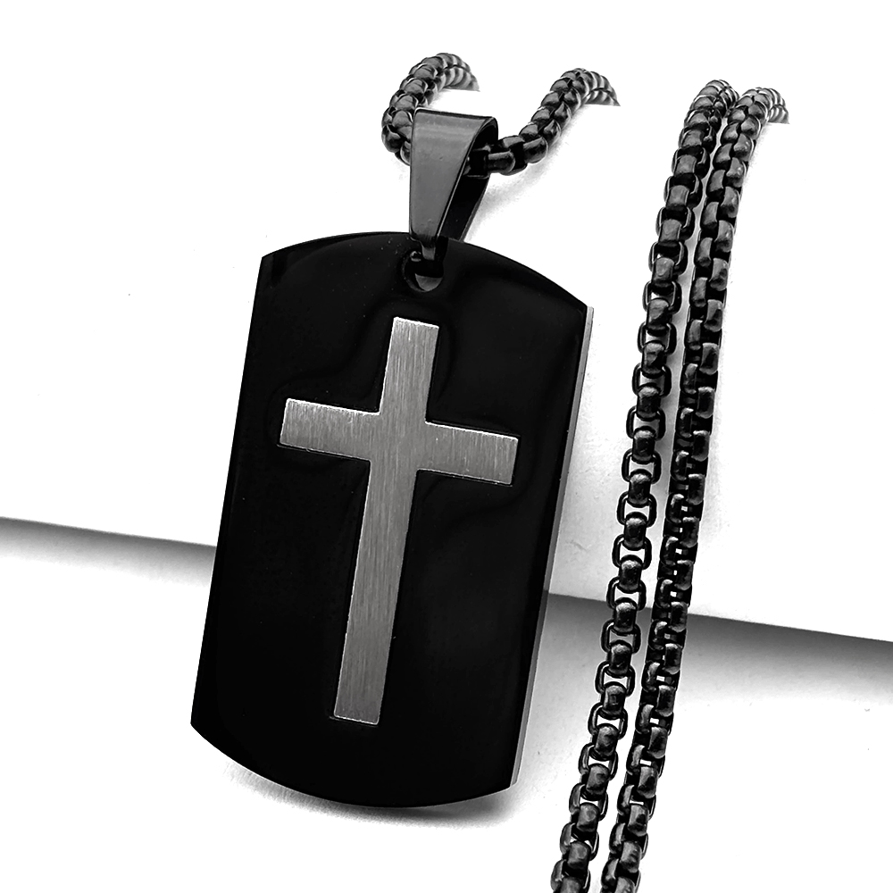 Military Army Two-tone Cross C - Vintage Fashion Tags ulasan dan harga