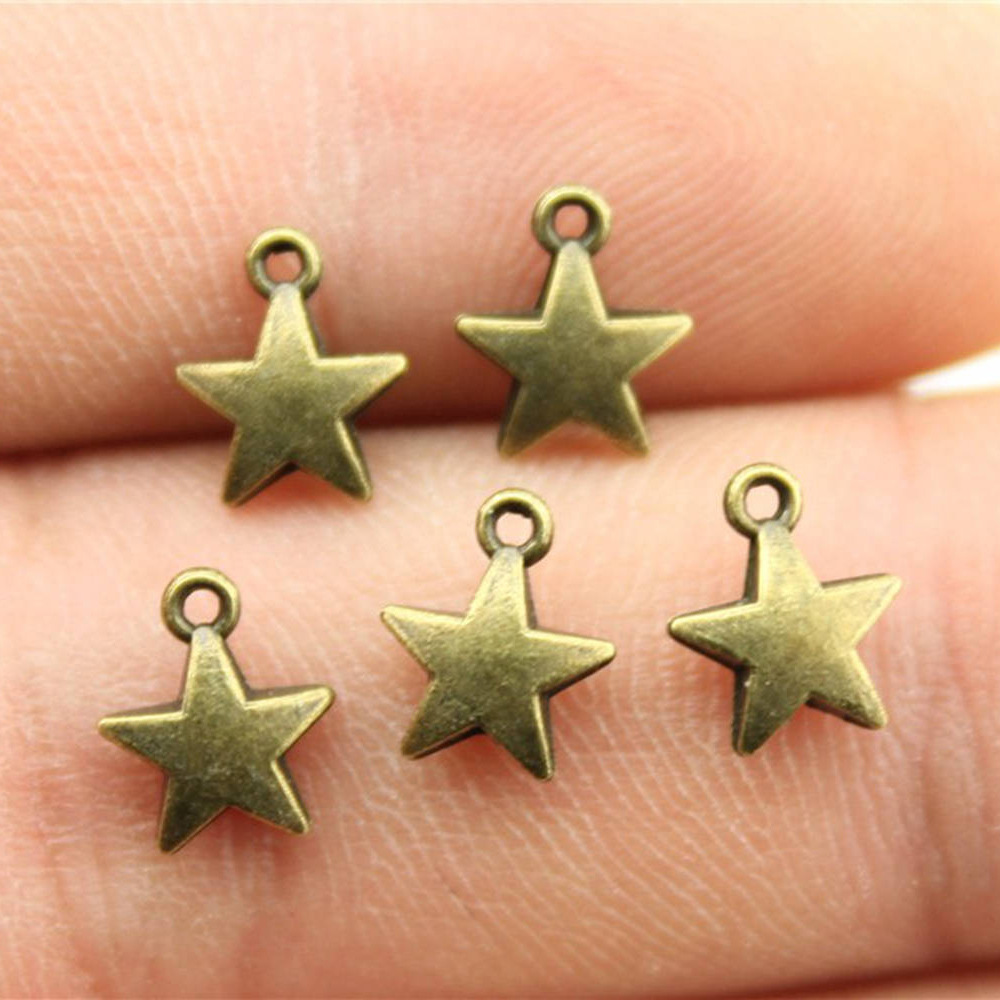 40pcs 8.6x7.1mm 2 Colors Antiq - Vintage Fashion Words ulasan dan harga