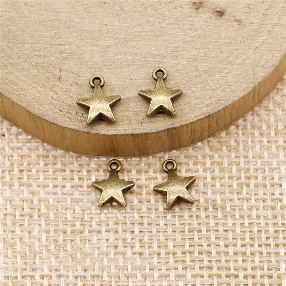 40pcs 8.6x7.1mm 2 Colors Antiq - Vintage Fashion Words ulasan dan harga