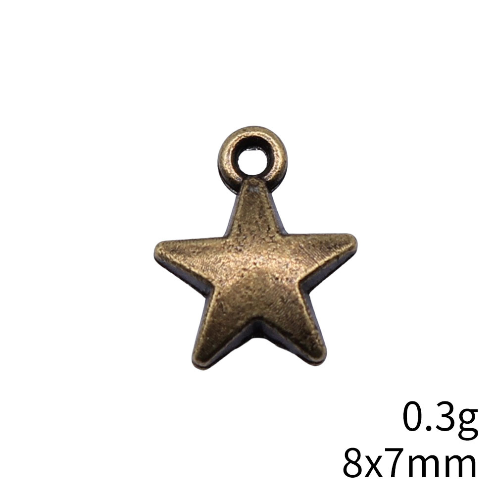 40pcs 8.6x7.1mm 2 Colors Antiq - Vintage Fashion Words ulasan dan harga