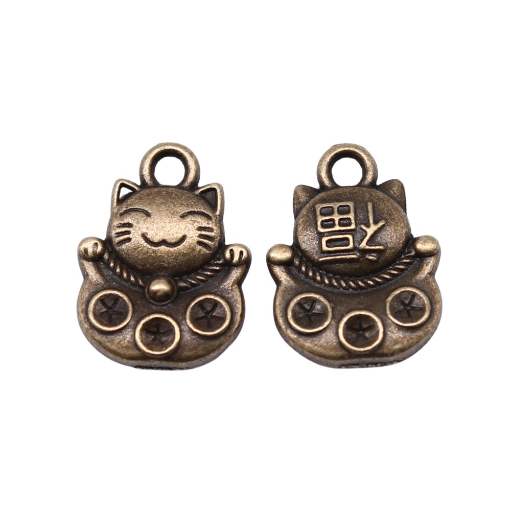 10pcs 15x11mm 3 Colors Antique - Vintage Fashion Words ulasan dan harga